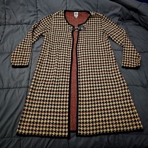 Ann Klein Houndstooth Jacket